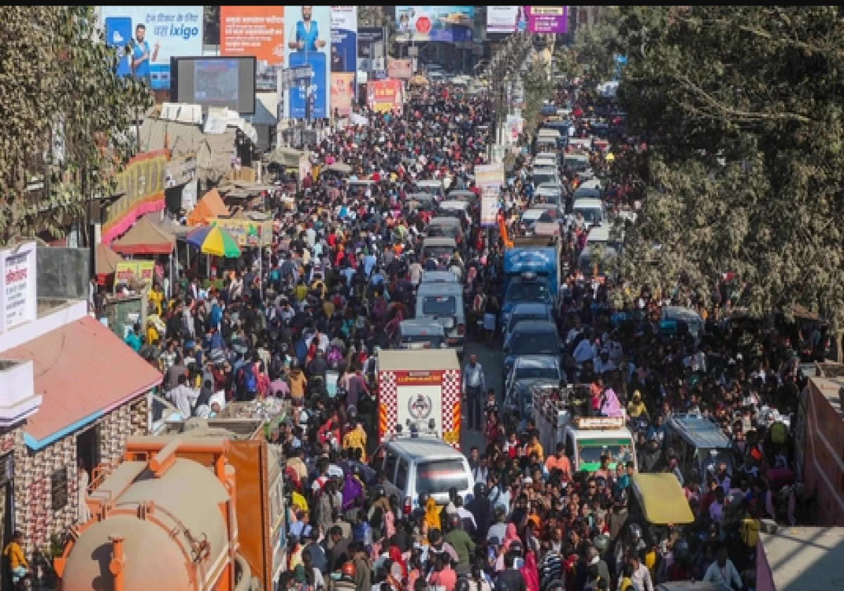 World’s Biggest Traffic Jam | Maha Kumbh Pilgrims Stuck In Hours-Long Traffic